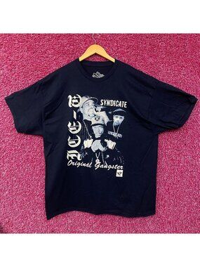 Ice-T Rhyme Syndicate 50th Anniversary of Hip Hop Graphic T-Shirt 2XL